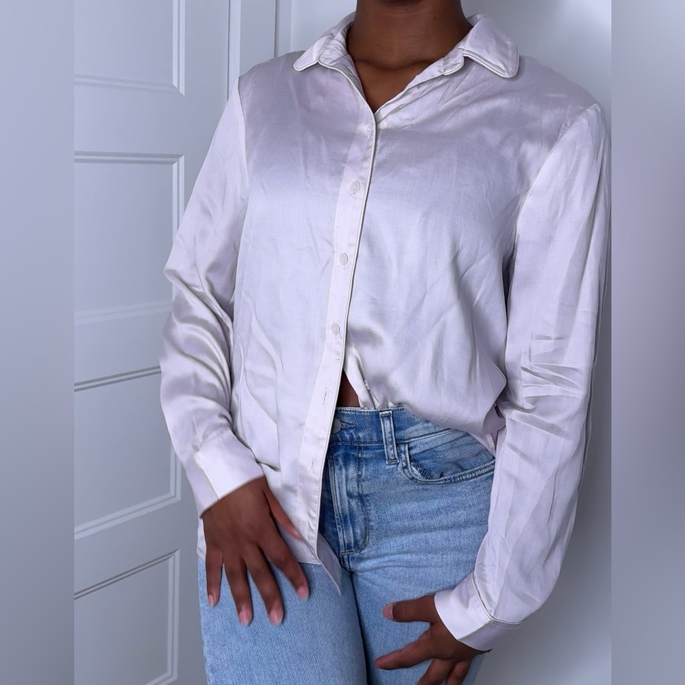 Darling Lilac Button Down